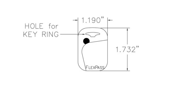 CARD KEYTAG | SECURITY SYSTEM CARD