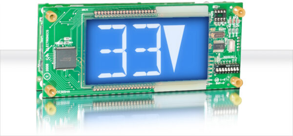 OB215-XX | BLUE BACKGROUND LIQUID CRYSTAL DISPLAY