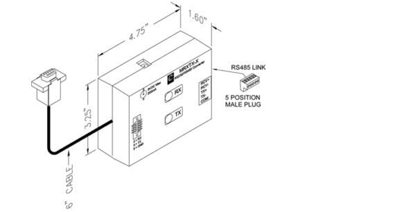 MRXTX-X | RS232 to RS485 CONVERTER