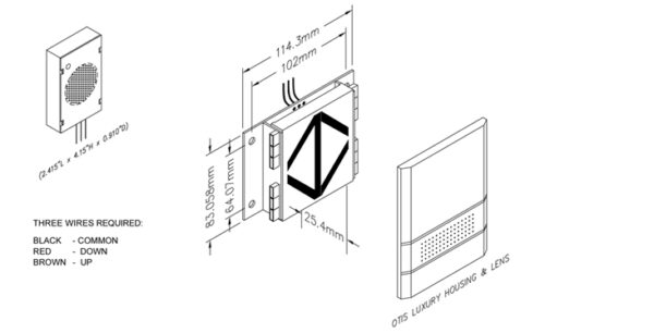 OLHS-CX | 3.0" LED ARROW