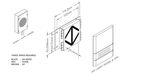 OLHS-FX | 3.0" LED ARROW
