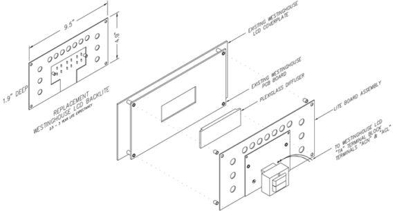 LS110-0051 | WESTINGHOUSE LIGHT KIT ASSEMBLY