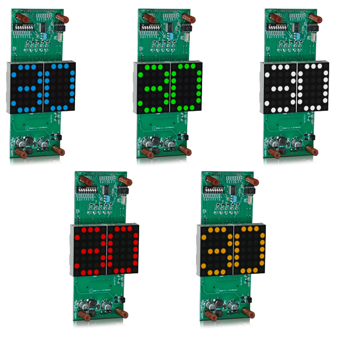 EV220-XXXXX | 50mm Dot Matrix 2 Inch Characters 60mm W x 160mm H x 44.5mm D Vertical