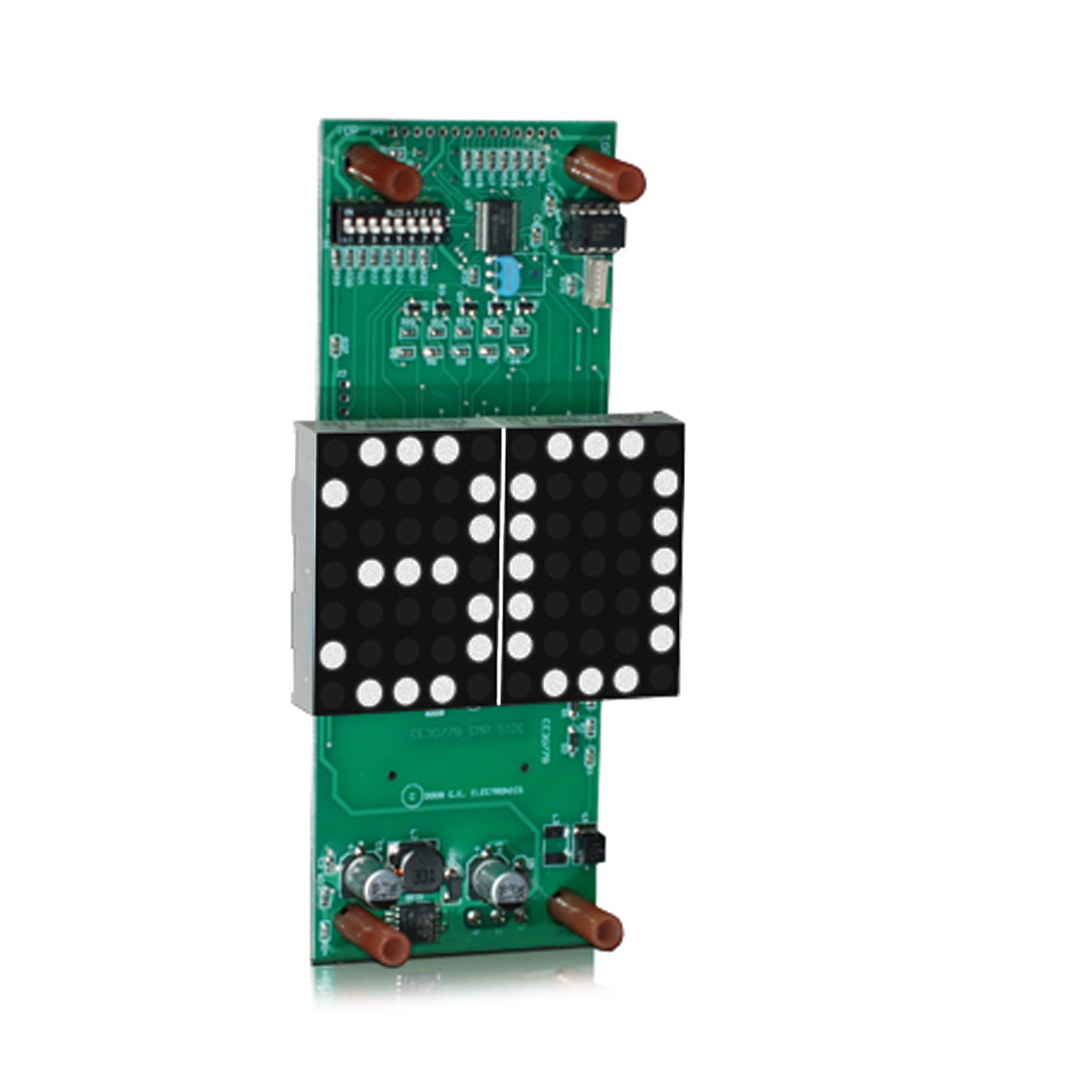 EV220-XXXXX | 50mm Dot Matrix 2 Inch Characters 60mm W x 160mm H x 44.5mm D Vertical - Image 2