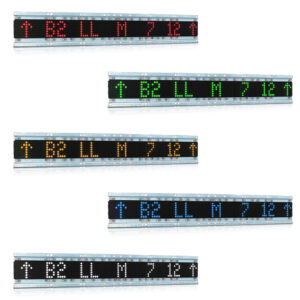 MDBA19-XXXXXX 2 Destination Based Annuciators 2 inch LED 19 Digit