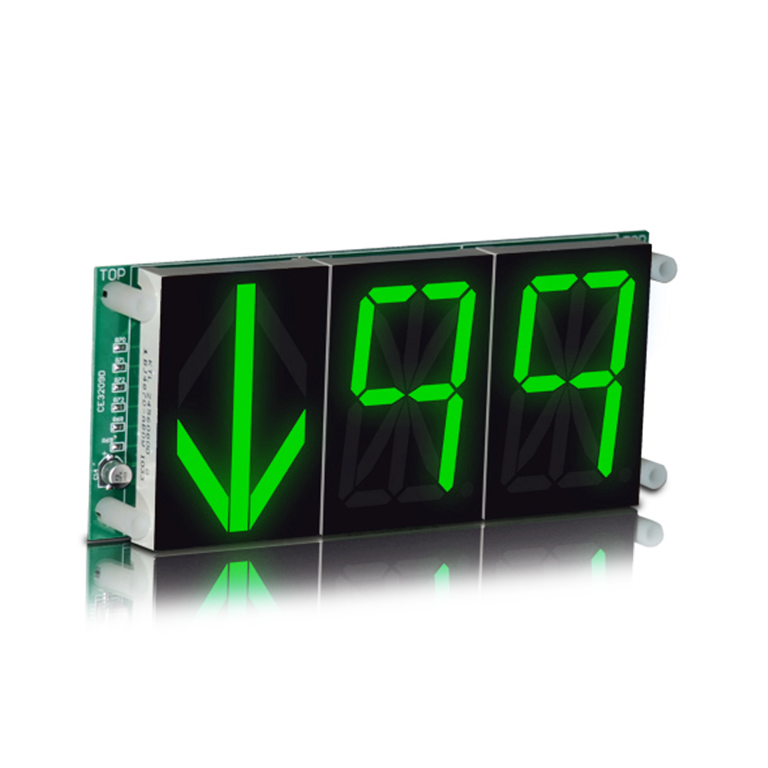 MH222E-XXXX | 2.2 Inch Characters 2.5 Inch Arrow RDI 6.496"W x 2.756"H x 1.50"D Horizontal - Image 4