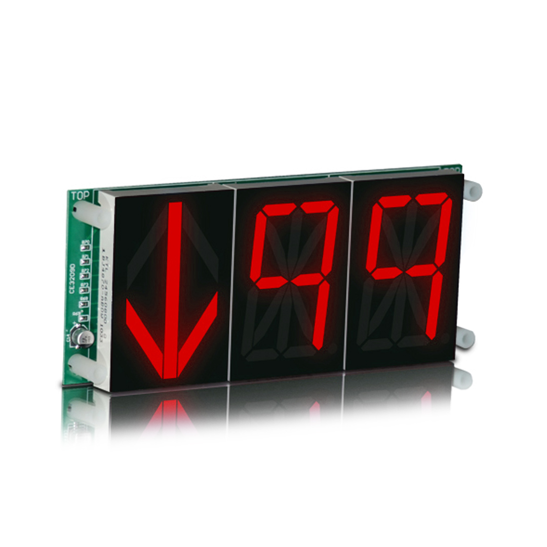 MH222E-XXXX | 2.2 Inch Characters 2.5 Inch Arrow RDI 6.496"W x 2.756"H x 1.50"D Horizontal - Image 3