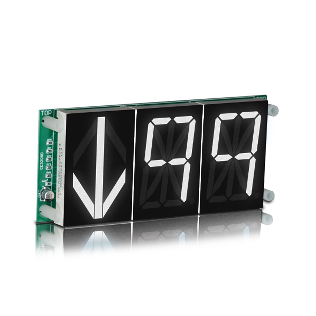 MH222E-XXXX | 2.2 Inch Characters 2.5 Inch Arrow RDI 6.496"W x 2.756"H x 1.50"D Horizontal - Image 2