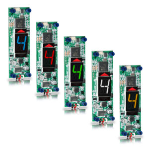MSV11-XXX | 1 Inch Character Remote Display Indicator 1.50"W x 4.70"H x 0.625"D