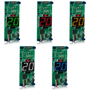 MSV21-XXX | 1 Inch Character Remote Display Indicator 2.25"W x 5.50"H x .625"D