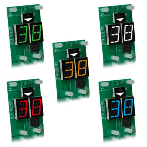 MV210-XXX | 1 Inch Character Remote Display Indicator 2.40"W x 3.6"H x 1.80"D