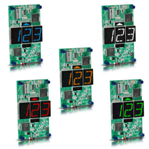 MV410-XXX | 1 inch Character Remote Display Indicator RDI 2.750"W x 4.750"H x 0.625"D