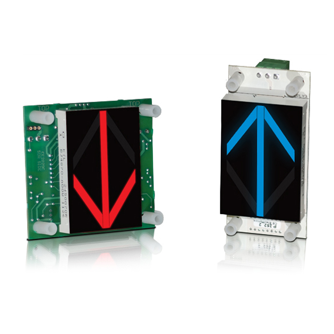 SA125-XXXXX | 2.5" LED ARROW 2.5 Inch LED Arrow Accepts signals from 6 to 120 volts, AC or DC