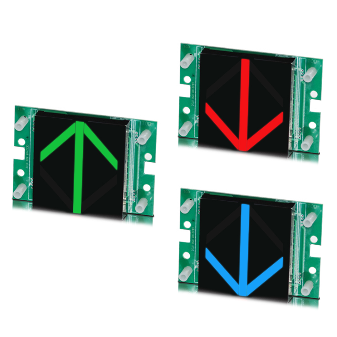 SA130-HOSXX | 3 Inch LED Horizontal Arrow Bi-Color Arrow for Otis CDL link