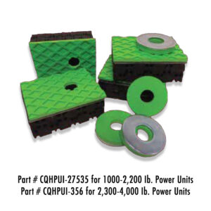 CQHPUI-356 | Hydraulic Power Unit Isolation Pads for 2,300 - 4,000 lb. Power Units